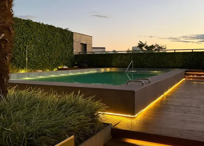 Loft With Pool And Garage, Next To Bourbon Apartamento *